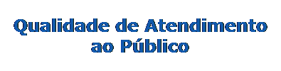Caixa de texto: Qualidade de Atendimento ao Pblico
